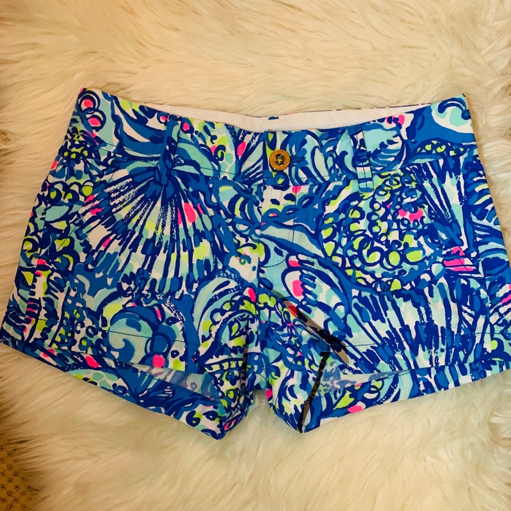Lilly Pulitzer Walsh Short•Blue Ceviche 00